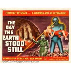 Day the Earth Stood Still (20th Century Fox, 1951). Half Sheet (22  X 28 ). This film remains at...