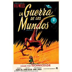 War of the Worlds (Paramount, 1953). Argentina One Sheet (27" X 41"). Residents of a small town a...