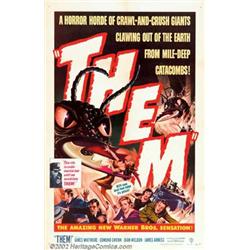 Them (Warner Brothers, 1954). One Sheet (27" X 41"). Probably the best of the fifties' atomic mut...