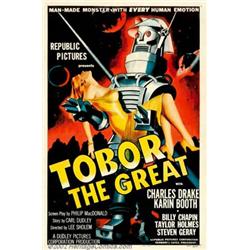 Tobor the Great (Republic, 1954). One Sheet (27" X 41"). This poster is one of the three great "r...