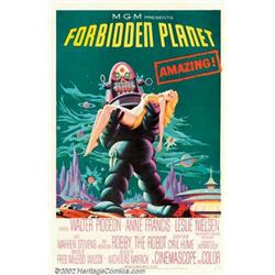 Forbidden Planet (Loews - MGM, 1956). One Sheet (27" X 41"). Many consider this to be one of the...