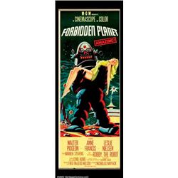 Forbidden Planet (Loews - MGM, 1956). Insert (14  X 36 )  Important notice: We expect to be aucti...