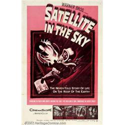 Satellite In The Sky (Warner Brothers, 1956). One Sheet (27" X 41").  Small, British-made thrille...