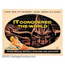 It Conquered the World (American International, 1956). Half Sheet (22" x 28"). This great poster...