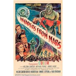 Invaders From Mars (20th Century Fox, 1953). One Sheet (27" X 41"). A classic entry in the early...