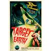 Image 1 : Target Earth (Allied Artists, 1954). One Sheet (27" X 41"). In a deserted Chicago, two people, Fr...