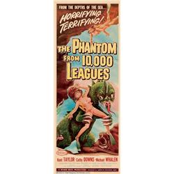 Phantom From 10, 000 Leagues (American Releasing Corp., 1956). Insert (14  X 36 ). Severely burne...