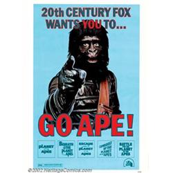 Go Ape! (20th Century Fox, 1974). (30  X 40 ). This poster was designed to promote the 1974 reiss...