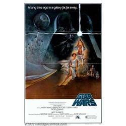 Star Wars (20th Century Fox, 1976). One Sheet (27  X 41 ) Style A. The modern cinema's classic sc...