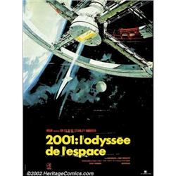 2001: A Space Odyssey (MGM, 1968) French (45" X 62").  Stanley Kubrick's science-fiction masterpi...