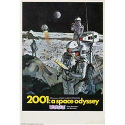 2001: A Space Odyssey (MGM, 1968). Mini Window Card (9" X 13"). This rare format from the Kubrick...