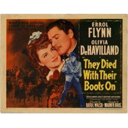 They Died With Their Boots On (Warner Brothers, 1942). Partial Lobby Card Set (11" X 14"). Flambo...