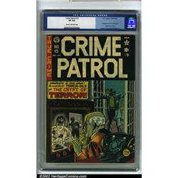 Crime Patrol #15 (EC, 1950) CGC VF 8.0 Cream to off-white pages. The first appearance of the Cryp...