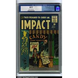 Impact #3 Gaines File pedigree 3/12 (EC, 1955) CGC NM 9.4 Cream to off-white pages. By taking one...