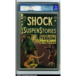 Shock SuspenStories #17 Gaines File pedigree 9/12 (EC, 1954) CGC NM- 9.2 Off-white to white pages...