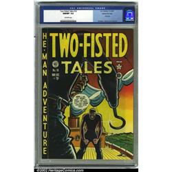 Two-Fisted Tales #18 Gaines File pedigree 6/7 (EC, 1950) CGC NM 9.8 Off-white pages. This is the...
