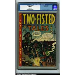 Two-Fisted Tales #25 Gaines File pedigree 7/10 (EC, 1952) CGC NM 9.4 Off-white pages.  An America...