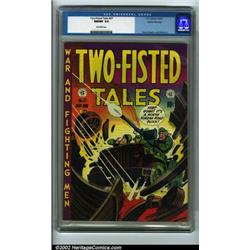Two-Fisted Tales #27 Gaines File pedigree 7/10 (EC, 1952) CGC NM/MT 9.8 Off-white pages. How is t...