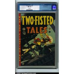 Two-Fisted Tales #34 Gaines File pedigree 8/11 (EC, 1953) CGC NM+ 9.6 White pages. This issue has...