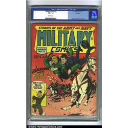 Military Comics #15 Rockford pedigree (Quality, 1943) CGC NM- 9.2 Off-white pages. Reed Crandall'...