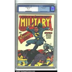 Military Comics #20 San Francisco pedigree (Quality, 1943) CGC NM 9.4 White pages. Not only is th...