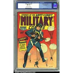 Military Comics #24 San Francisco pedigree (Quality, 1943) CGC NM+ 9.6 Off-white to white pages....