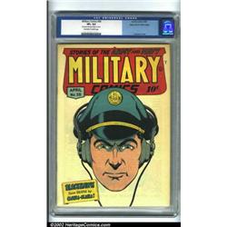 Military Comics #38 Mile High pedigree (Quality, 1945) CGC VF+ 8.5 Off-white to white pages. This...