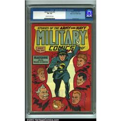 Military Comics #40 Mile High pedigree (Quality, 1945) CGC VF+ 8.5 Off-white to white pages. What...