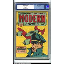 Modern Comics #47 Big Apple pedigree (Quality, 1946) CGC NM 9.4 White pages. Al Bryant's simple,...