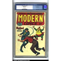 Modern Comics #49 Big Apple pedigree (Quality, 1946) CGC NM 9.4 Off-white pages. Here's another s...