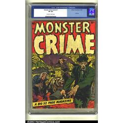 Monster Crime #1 (Hillman Publications, 1952) CGC VF 8.0 Off-white to white pages. When's the las...