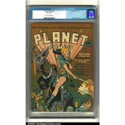 Planet Comics #21 (Fiction House, 1942) CGC VF- 7.5 Cream to off-white pages. Another great Zolne...