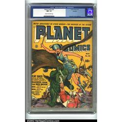 Planet Comics #24 Rockford pedigree (Fiction House, 1943) CGC NM- 9.2 Cream to off-white pages. T...