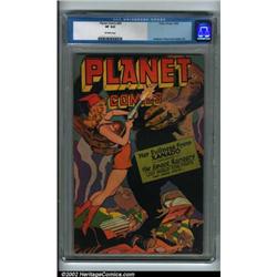 Planet Comics #45 (Fiction House) CGC VF 8.0 Off-white pages. All the science-fiction titles foll...