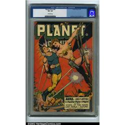 Planet Comics #46 (Fiction House, 1947) CGC VF+ 8.5 Off-white pages. Hailing from the most popula...