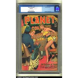 Planet Comics #50 (Fiction House, 1947) CGC VF 8.0 Cream to off-white pages. The incredible headl...