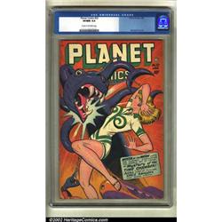 Planet Comics #52 (Fiction House, 1948) CGC VF/NM 9.0 Cream to off-white pages. Only the wizards...