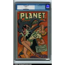 Planet Comics #52 (Fiction House, 1948) CGC VF 8.0 Off-white pages. This is a super copy, with on...