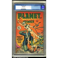 Planet Comics #54 (Fiction House, 1948) CGC VF+ 8.5 Cream to off-white pages. By the time such lo...