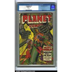 Planet Comics #64 (Fiction House, 1950) CGC VF/NM 9.0 White pages. Here's a great cover for all o...
