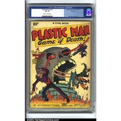 Plastic Man #1 Rockford pedigree (Quality, 1943) CGC FN- 5.5 Cream to off-white pages. Jack Cole...