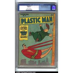 Plastic Man #4 Mile High pedigree (Quality, 1946) CGC NM 9.4 Off-white to white pages. A near-per...