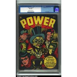 Power Comics #3 (Holyoke Publications, 1944) CGC VG 4.0 Cream to off-white pages. Of Power's four...