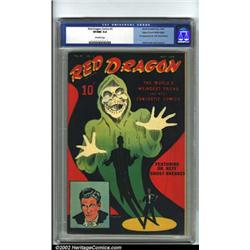 Red Dragon Comics #3 Mile High pedigree (Street and Smith, 1948) CGC VF/NM 9.0 Off-white pages. A...