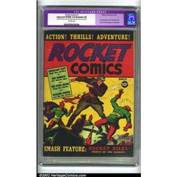 Rocket Comics #1 (Hillman Publications, 1940) CGC Apparent VF/NM 9.0 Extensive (P) Off-white page...