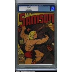 Samson Lot (Fox Features Syndicate, 1940-41). This lot consists of three issues of Samson by Fox....