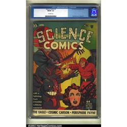 Science Comics #3 (Fox, 1940) CGC FN/VF 7.0 Off-white pages. This super tough Fox book has an inc...