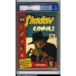 Shadow Comics #2 (Street and Smith, 1940) CGC VF+ 8.5 Off-white pages. A beautiful painted cover...