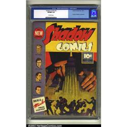Shadow Comics #3 (Street and Smith, 1940) CGC VF/NM 9.0 Off-white pages. This fantastic cover pai...
