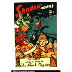 Shadow Comics Lot (Street and Smith, 1947-48). This lot consists of three nice issues of Shadow C...